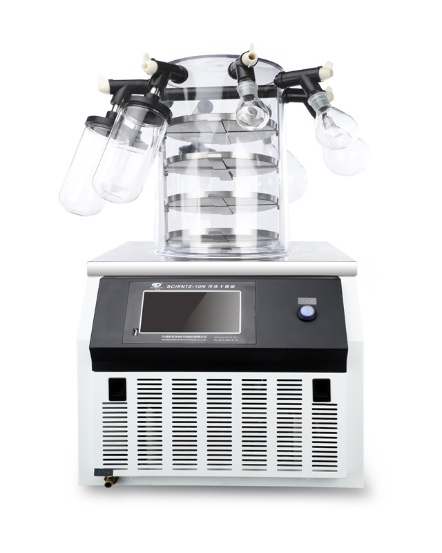 Scientz 10N Manifoldlu Laboratuvar Freeze Dryer Liyofilizatör Cihazı